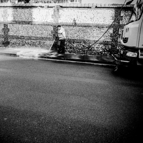 En attendant la prochaine tempête, on efface les traces